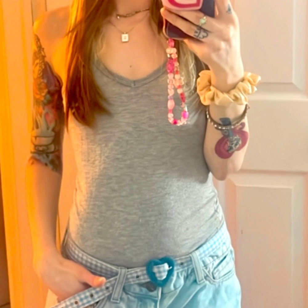 Grey bodysuit